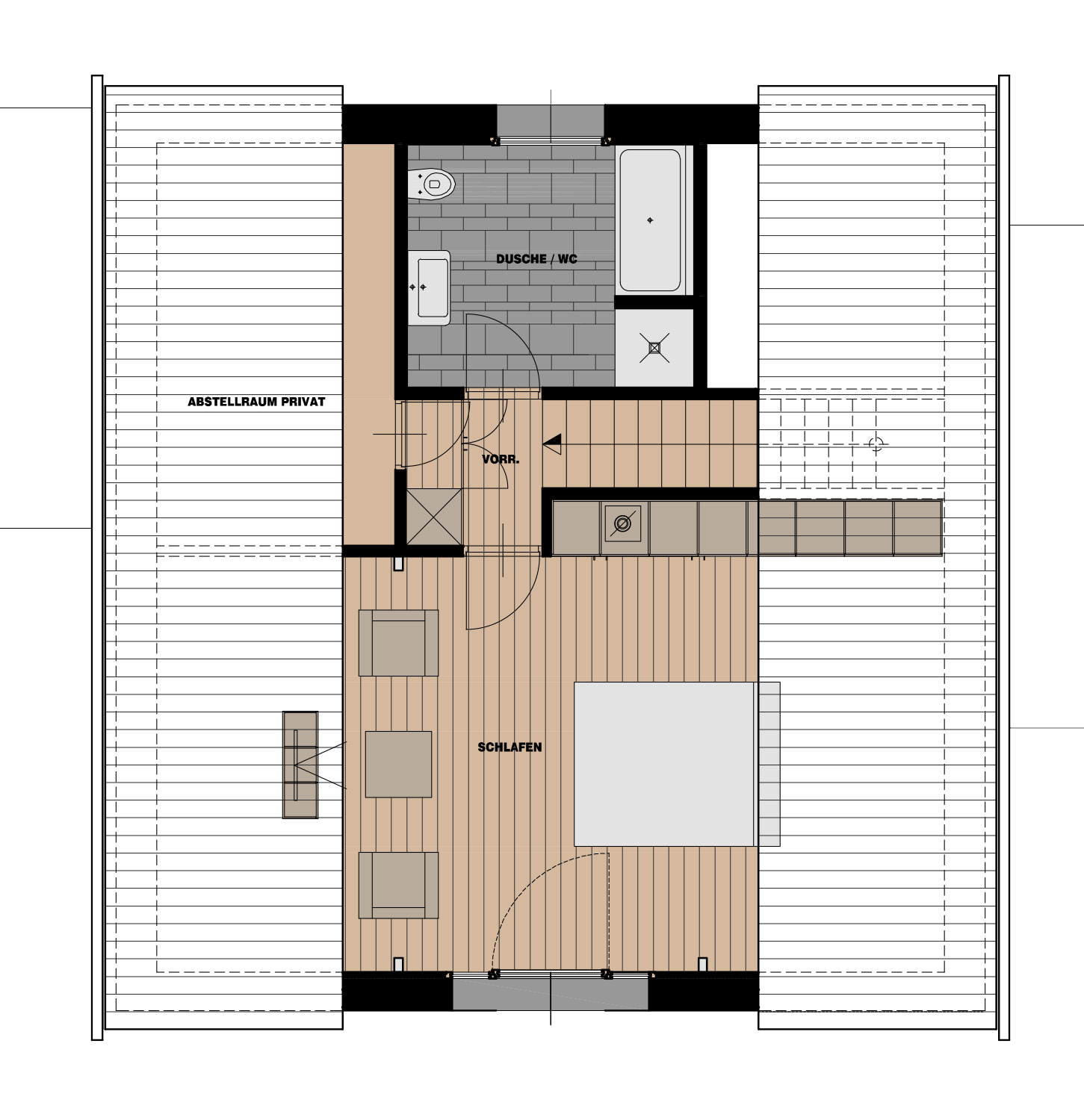 Imagebild Dachgeschoß-Grundriss